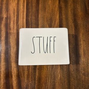 Rae Dunn White Artisan Collection Tray